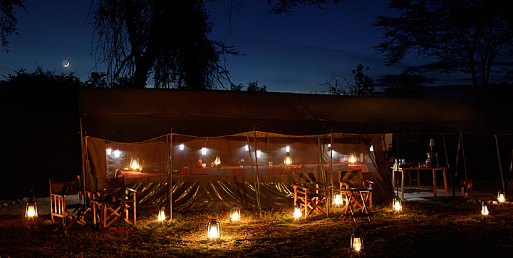 Gamewatchers Adventure Camp, Dining area
