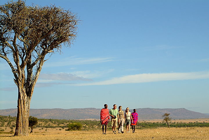 Walking with Maasai