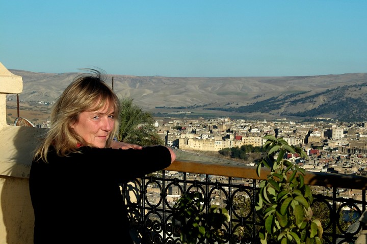 On the roof of Riad Ahlam