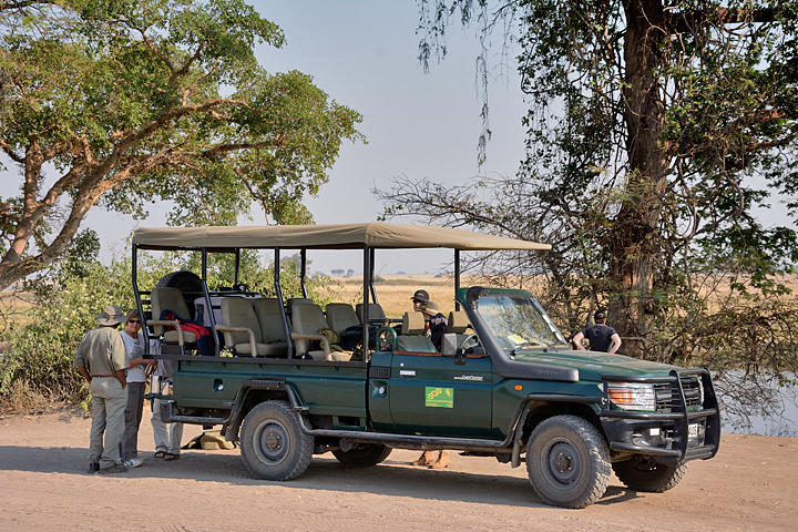 Typical open game vehicle - roof on