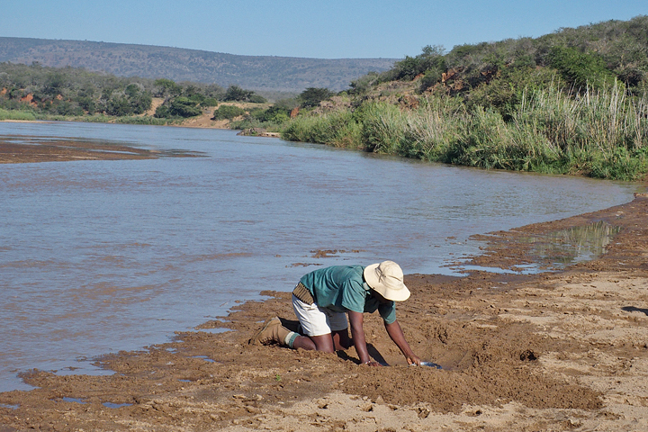 Digging for water