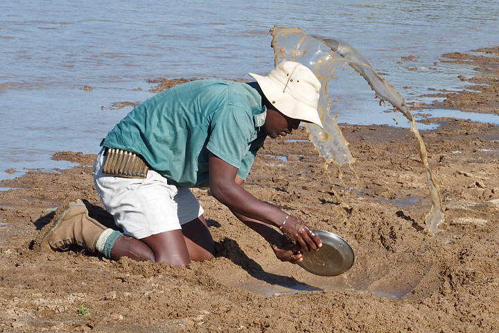 Digging for water