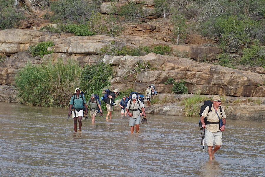 Crossing the White Umfolozi