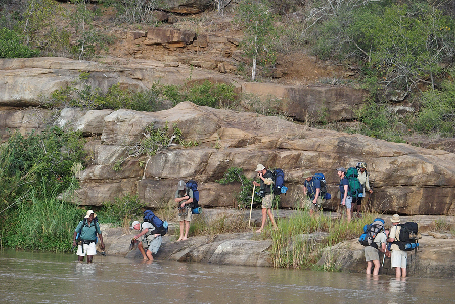 Crossing the White Umfolozi