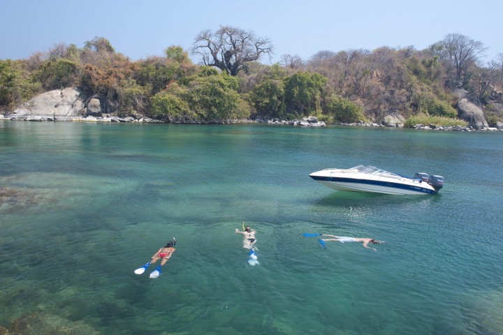 Snorkelling Lake Malawi