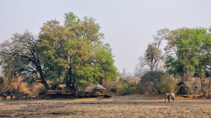 Looking across kanga Pan to Kanga Camp