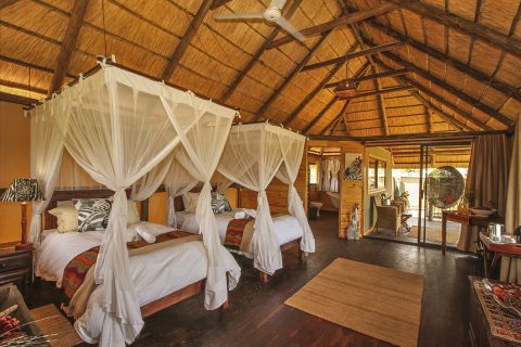 guest chalet at Nehimba Lodge