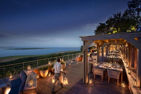 the deck at Bumi Hills Safari lodge