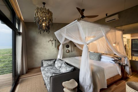 guest bedroom at Bumi Hills Safari Lodge