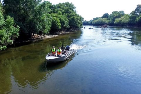 boat cruise on Kafue River