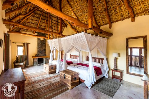 Kafue River Lodge, Guest Chalet, Interior, Northern kafue, Zambia