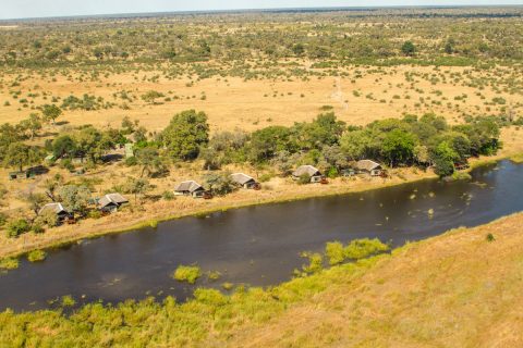 Kwando Lagoon, Okavango Delta Botswana