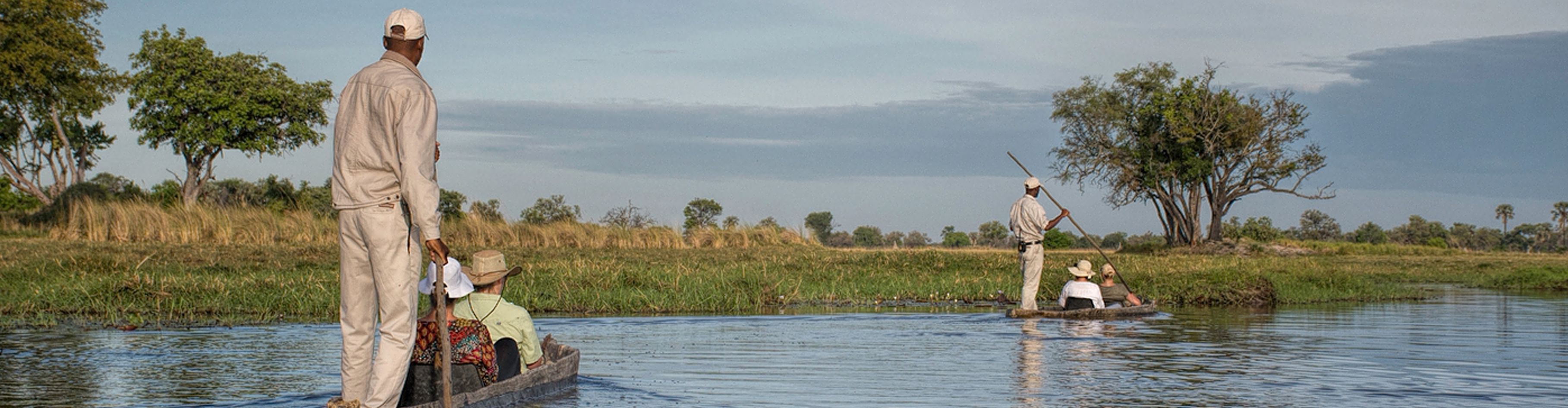 Mokoro, chief's island, Okavango delta, Botswana