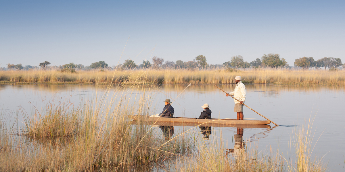 mokoro, okavango delta, Bostwana