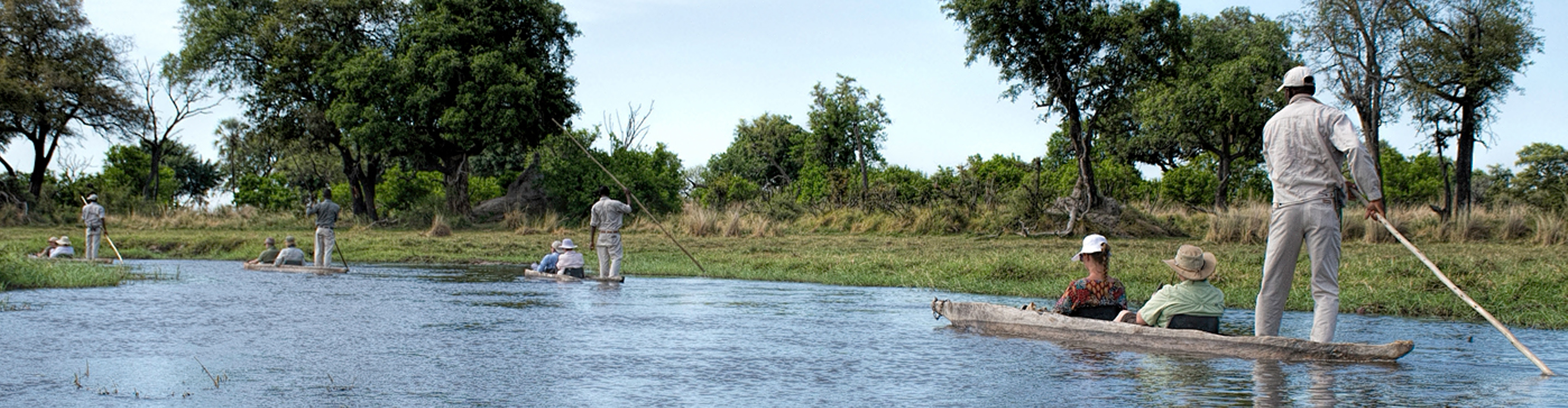 mokoros, Chief's Island, Okavango Delta, Botswana