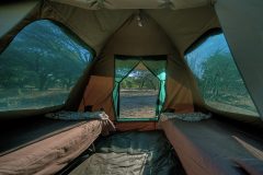 Tent interior