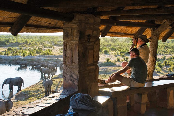 the hide / lookout at Mazuma Pan