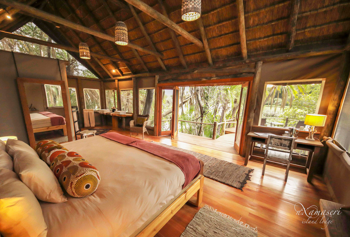 Nxamaseri Island Lodge - guest chalet